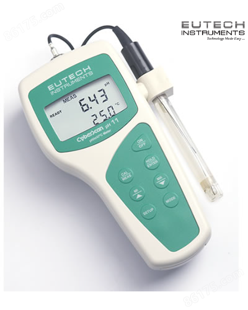 标准便携式pH 测量仪器pH11