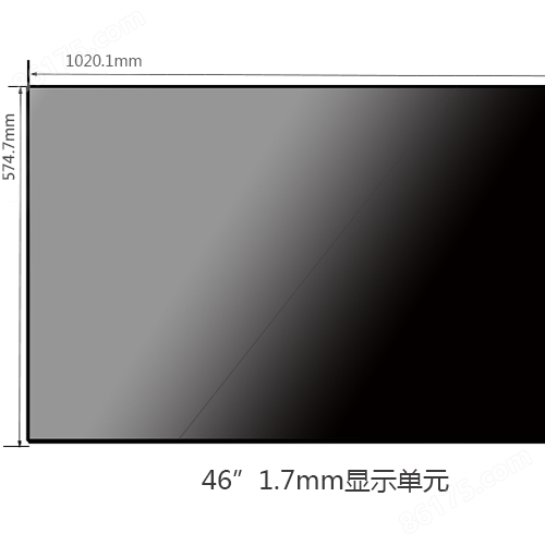 晶彩视讯46寸三星低亮1.7mm液晶拼接屏