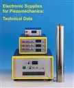 Main catalogue: Electronic supplies for piezomechanics - technical data